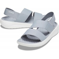 Dámské sandály Crocs LiteRide Stretch Sandal Women - Light Grey / White [4]