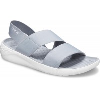 Dámské sandály Crocs LiteRide Stretch Sandal Women - Light Grey / White [1]
