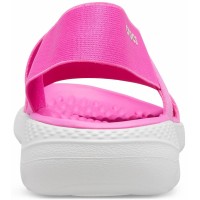 Dámské sandály Crocs LiteRide Stretch Sandal Women - Electric Pink/Almost White [3]