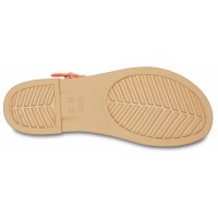 Dámské sandály Crocs Tulum Sandal - Grapefruit/Tan [3]