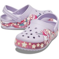 Dětské nazouváky (pantofle) Crocs Fun Lab Unicorn Band - Lavender [4]