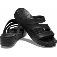 Dámské pantofle Crocs Monterey Strappy Wedge - Black [5]