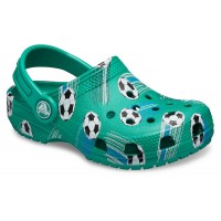 Dětské nazouváky (pantofle) Crocs Classic Sport Ball Clog Kids - Deep Green [1]