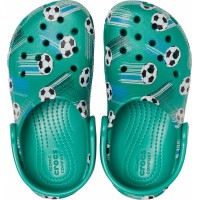 Dětské nazouváky (pantofle) Crocs Classic Sport Ball Clog Kids - Deep Green [5]