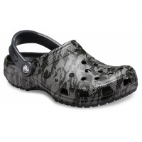 Pánské pantofle (nazouváky) Crocs Classic Printed Camo Clog - Black [2]