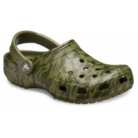 Pánské pantofle (nazouváky) Crocs Classic Printed Camo Clog - Army Green [2]