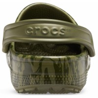 Pánské pantofle (nazouváky) Crocs Classic Printed Camo Clog - Army Green [3]