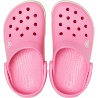 Dětské nazouváky (pantofle) Crocs Crocband Rainbow Glitter Kids - Pink Lemonade [5]