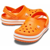 Dětské pantofle (nazouváky) Crocs Crocband Kids, Electric Orange [5]