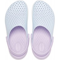 Pantofle (nazouváky) Crocs LiteRide Clog Juniors, Mineral Blue / White [5]