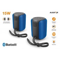 Bluetooth outdoor reproduktor ALIGATOR STEREO ABS3 MODRÝ (2)