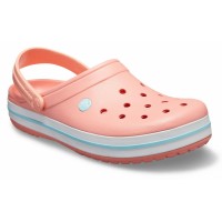 Dětské pantofle (nazouváky) Crocs Crocband Juniors, Melon / Ice Blue [2]
