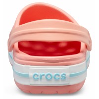 Dětské pantofle (nazouváky) Crocs Crocband Juniors, Melon / Ice Blue [3]