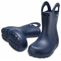 Dětské holínky (gumáky) Crocs Handle It Rain Boot Kids - Navy [4]