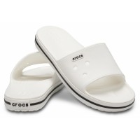 Dámské a pánské pantofle (nazouváky) Crocs Crocband III Slide - White/Black [5]