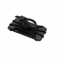 Silikonový držák mobilního telefonu na kolo FIXED Bikee, černý [6]