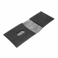 Kožená peněženka FIXED Wallet z pravé hovězí kůže, černá [2]