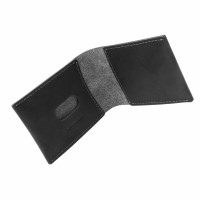 Kožená peněženka FIXED Wallet z pravé hovězí kůže, černá [3]