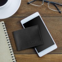 Kožená peněženka FIXED Wallet z pravé hovězí kůže, černá [5]