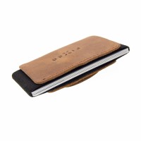 Kožená peněženka FIXED Smile Tiny Wallet se smart trackerem FIXED Smile Motion, hnědá [2]