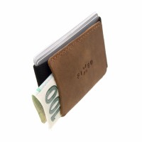 Kožená peněženka FIXED Smile Tiny Wallet se smart trackerem FIXED Smile Motion, hnědá [5]