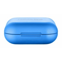 True wireless sluchátka Cellularline Java s dobíjecím pouzdrem, modrá [1]