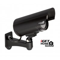 iGET HGDOA5666 - atrapa/maketa bezpečnostní CCTV kamery, blikající črv. LED,4x nálepka CCTV varování [2]