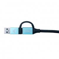 i-tec kabel USB-C na USB-C s integrovanou redukcí na USB-A/3.0 [1]