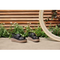 Dámské sandály Crocs Brooklyn Low Wedge - Black [8]