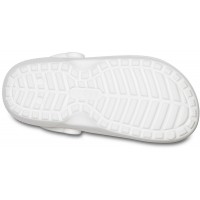 Dámské a pánské zimní nazouváky (pantofle) Crocs Classic Lined Clog - White/Grey [4]