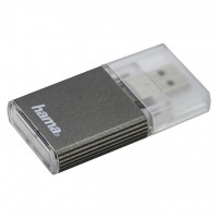 Hama čtečka karet USB 3.0 UHS-II, SD/SDHC/SDXC, antracitová [1]