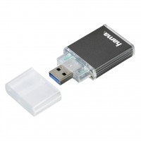 Hama čtečka karet USB 3.0 UHS-II, SD/SDHC/SDXC, antracitová [2]