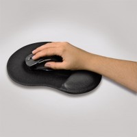 Hama ergonomická gelová podložka pod myš, černá [1]