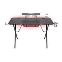 Genesis Holm 300 RGB - herní stůl s RGB podsvícením, 3xUSB 3.0, bezdrátová nabíječka mobilů [7]