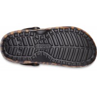 Dámské zimní nazouváky (pantofle) Crocs Classic Lined Animal Print - Leopard / Black [3]