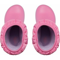 Dětské sněhule Crocs Crocband Winter Boot Kids - Pink Lemonade/Lavender [5]