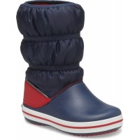 Dětské sněhule Crocs Crocband Winter Boot Kids - Navy/Red [1]