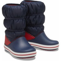 Dětské sněhule Crocs Crocband Winter Boot Kids - Navy/Red [4]