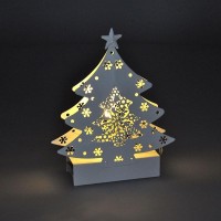 Solight LED kovový vánoční stromek, 2x AA [3]