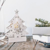 Solight LED kovový vánoční stromek, 2x AA [4]