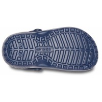 Dětské zimní pantofle (nazouváky) Crocs Classic Lined Clog Kids, Navy / Charcoal [4]