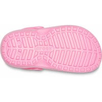 Dětské zimní pantofle (nazouváky) Crocs Classic Lined Clog Kids, Pink Lemonade [4]