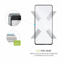 Ochranné tvrzené sklo FIXED Full-Cover pro Xiaomi Poco X3, lepení přes celý displej, černé [1]