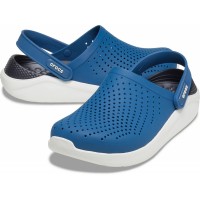 Dámské a pánské nazouváky (pantofle) Crocs LiteRide Clog - Vivid Blue/Almost White [6]
