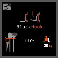Závěsný systém G21 BlackHook lift 7,6 x 15 x 27 cm [5]