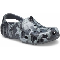 Pánské pantofle (nazouváky) Crocs Classic Printed Camo Clog - Slate Grey [2]