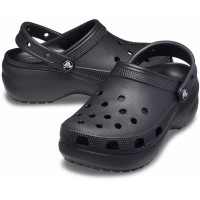 Dámské pantofle (nazouváky) na platformě Crocs Classic Plaform Clog - Black [4]