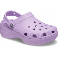 Dámské pantofle (nazouváky) na platformě Crocs Classic Plaform Clog - Orchid [1]