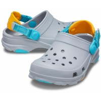 Dámské a dětské pantofle (nazouváky) Crocs Classic All Terrain Clog Juniors - Light Grey [4]
