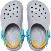 Dámské a dětské pantofle (nazouváky) Crocs Classic All Terrain Clog Juniors - Light Grey [5]